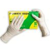 Power Iron, 100 шт., Рукавички латексні, нестерильні, пудровані, розмір S, білі