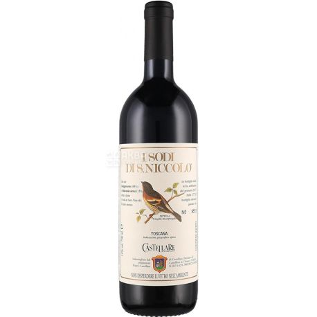 Castellare di Castellina, I Sodi di San Niccolo, 0,75 л, Вино красное сухое