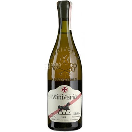 Winiveria, Khikhvi Kakhetian, 0.75 L, Dry white wine