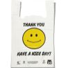 Comserv, 250 шт., Пакет-майка Thank you, білий, 30х50 см