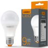 VIDEX LED, Лампа світлодіодна, цоколь E27, 9 W, 3000К, 220V, тепле біле світіння, 850 Lm
