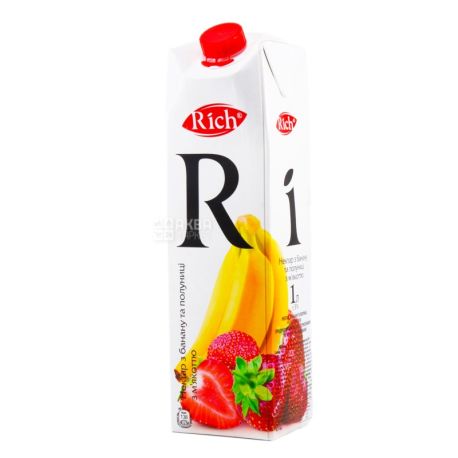 Rich, 1 l, nectar, Banan-strawberry, m / u