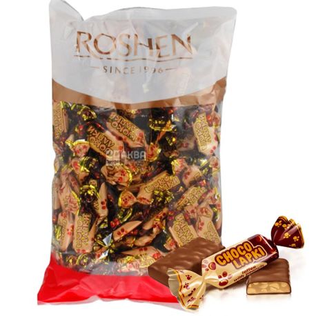 Roshen, 1 кг, Рошен, Цукерки Шоколапки
