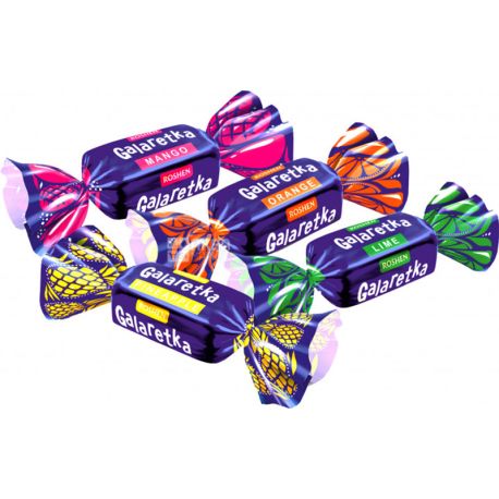 Roshen, Galaretka, 1кг, Рошен, Цукерки Галаретка