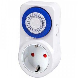 Lemanso LM675, Розетка с таймером механическим, до 24 часов