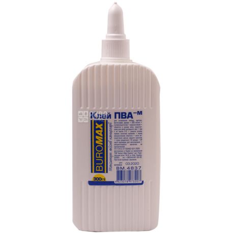 Buromax, 300 ml, PVA Lux glue, with dispensing cap