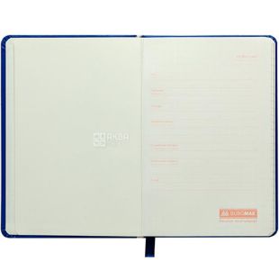 Buromax Brief Logo2U, 96 аркушів, Блокнот в клітинку, А5, синій