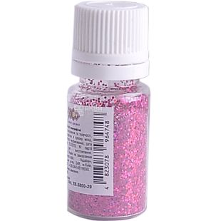 ZiBi, Kids Line, 5 г, Глиттер-блестки голографические, малиновые