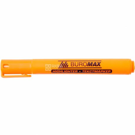 Buromax, Текст-маркер круглий, помаранчевий, 1-4,6 мм