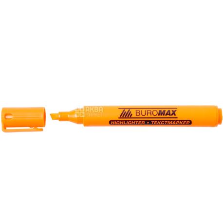 Buromax, Текст-маркер круглий, помаранчевий, 1-4,6 мм