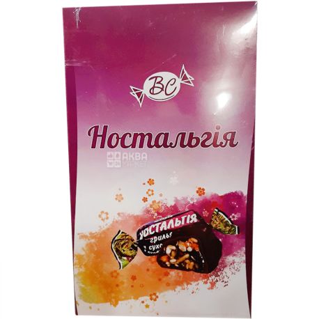 Volyn sweets, Nostalgia, 400 g, Set of sweets, with dried fruits, in chocolate