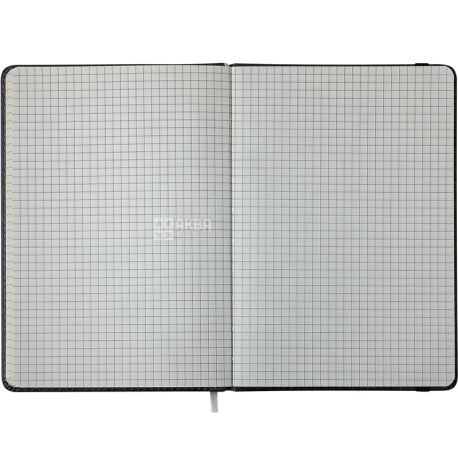 Buromax, Comfort, 96 листов, Блокнот серый, клетка, А5