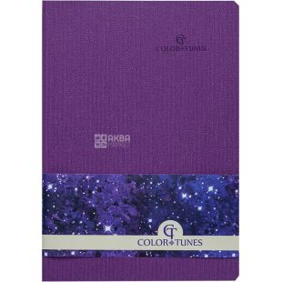 Buromax Color Tunes, 96 аркушів, Блокнот в клітинку, А5, фіолетовий