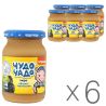 Miracle-Chado, Packing 6 pcs x 170 g, Fruit puree with sugar from 4 months, Apple-Prunes