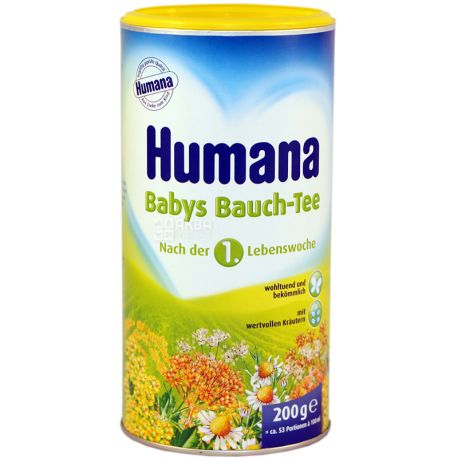 Humana, 200 г, Чай шлунковий, розчинний, з 1 місяця