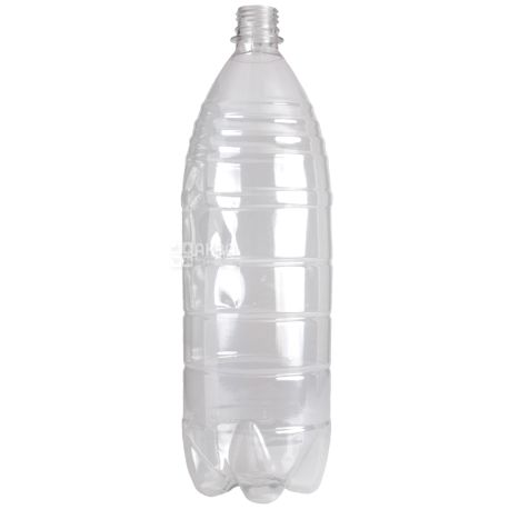 Bottle, 1.5 L, PET, with cap, narrow neck, clear
