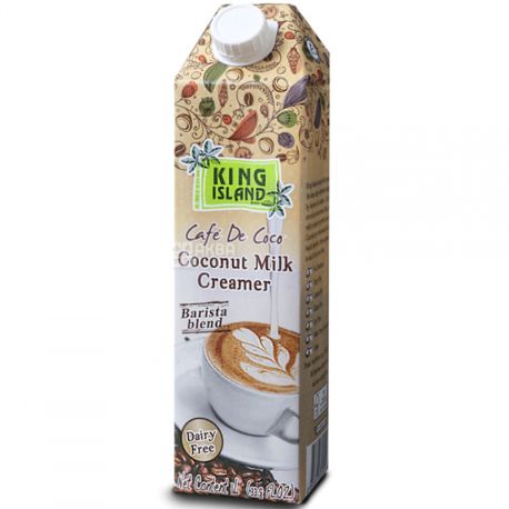 King Island, 1 L, Coconut cream, vegetable, for coffee