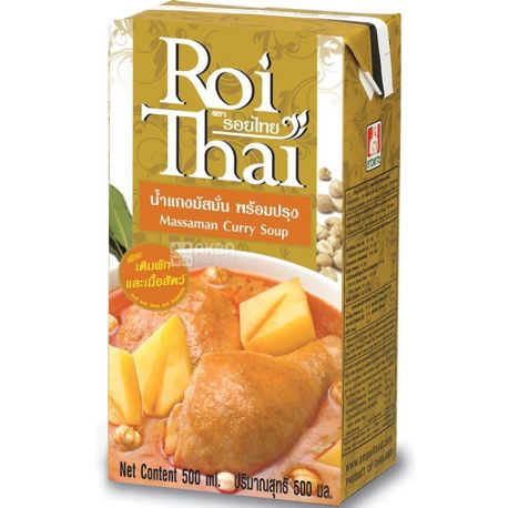 Roi Thai Massaman Curry Soup, 500 мл, Основа для супа, пряная