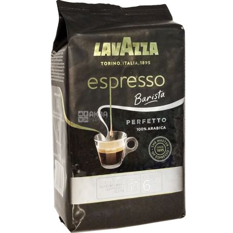 Lavazza, Espresso Barista Perfetto, 1 kg, Medium Roast Lavazza Coffee, Whole Beans