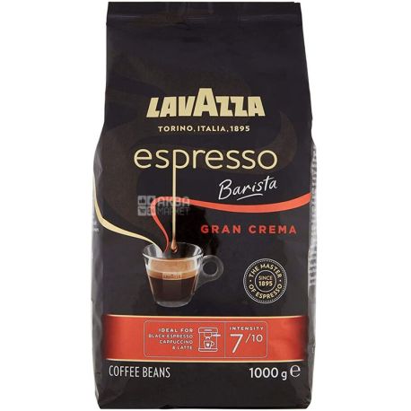 Lavazza, Espresso Barista Gran Crema, 1 kg, Lavazza Coffee, Dark Roast, Grain
