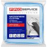 PRO service Standard, 5 шт, Салфетки для стекол, микрофибра, синие, 35х35 см