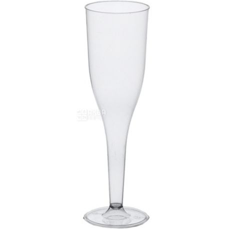 Starpak, 10 pcs, Champagne glasses, glass-like, 100 ml