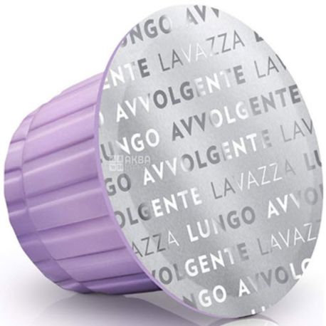 Lavazza, Avvolgente lungo, Intensity 5, 10 шт., Кофе Лавацца темной обжарки, в капсулах