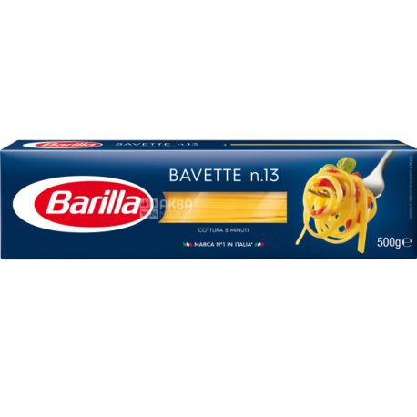 Barilla Bavette №13, 500 г, Макароны Барилла Баветте