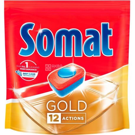 Somat, Gold, 18 шт., Таблетки для посудомоечной машины