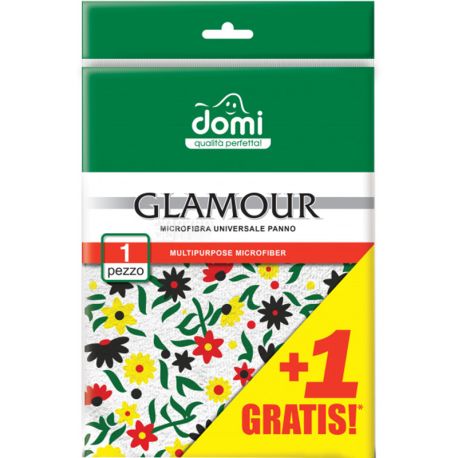 Domi Glamour, 1 шт., Салфетка микрофибра, с принтом, в ассортименте, 35 х 35 см