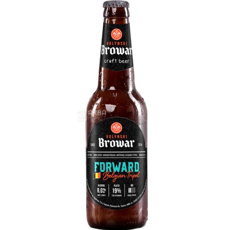 Volinsky Brovar, Forward, 0.35 L, Light beer, unfiltered, craft, glass