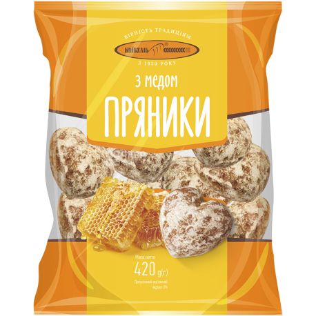 Київхліб, 420 г, Пряники з медом