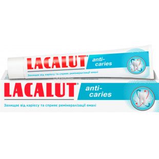 Lacalut, Anti-Caries, 75 мл, Зубная паста, от кариеса