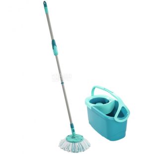 Leifheit, Набір для прибирання Лайфхайт, швабра Clean Twist Disc Mop Ergo, 110 см + відро, 20 л