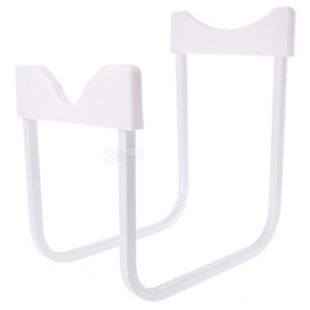 ViO, PRA-1W, Підставка похила під 1 бутель з кран-клапаном у комплекті, металева настільна, біла