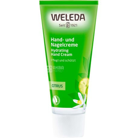 Weleda, 50 ml, Hand Nail Cream, Nourishing, Citrus buy Hand