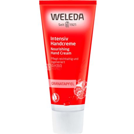 Weleda, Regenerations Handcreme, 50 мл, Крем для рук, інтенсивний догляд, гранатовий