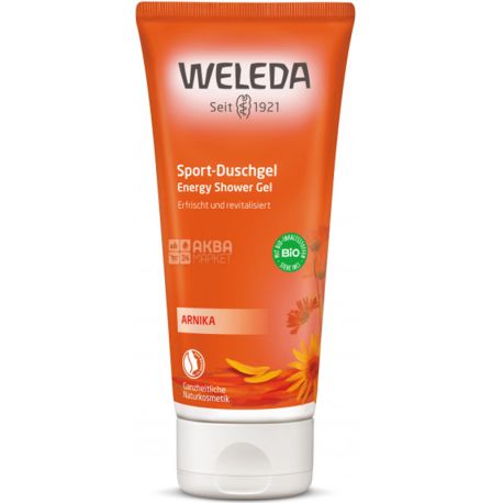 Weleda, Arnica Sports Shower Gel, 200 ml, Arnica Sports