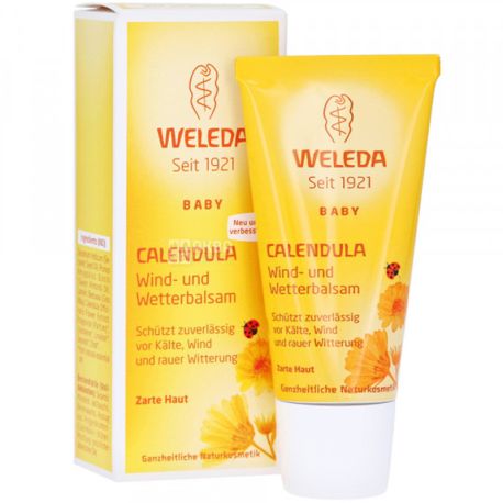 Weleda, Calendula, 30 ml, Baby Balm, Wind and Cold Protection