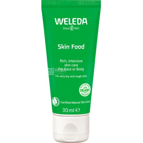 Weleda, Skin Food, 30 мл, Крем для кожи Скин фуд, органический 