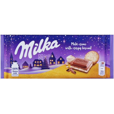 Milka, 92 г, Шоколад молочный начинкой и ванильным печеньем Орео голд
