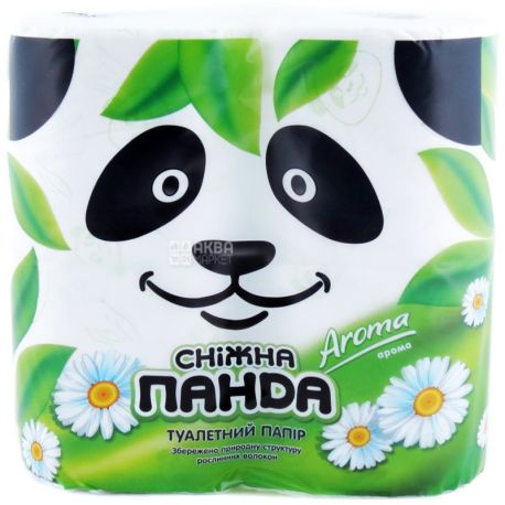 Snow Panda, 8 rolls, toilet paper, Aroma, m / y