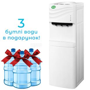 ViO Х903-FCF White, Кулер для воды напольный, с компрессорным охлаждением и холодильником
