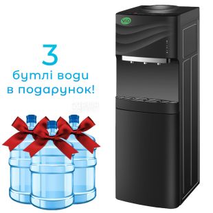 ViO Х903-FCC Black, Кулер для води підлоговий, з компресорним охолодженням і шафкою