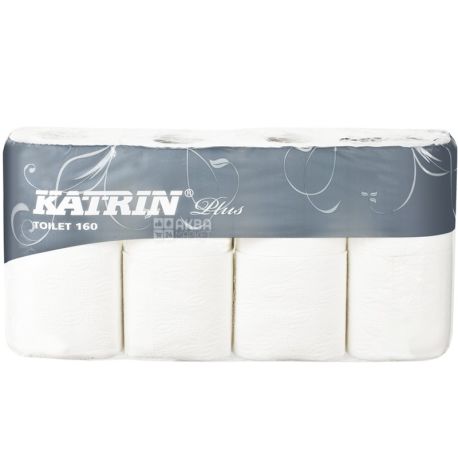 KATRIN, 8 rolls, toilet paper, Plus