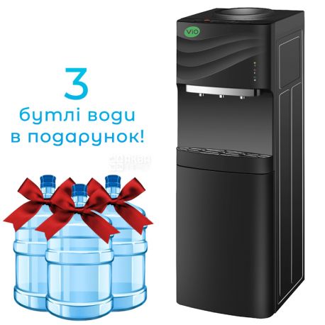 ViO Х903-FЕC Black, Floor-standing water cooler, with electronic cooling and cabinet