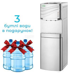 ViO Х903-FCC Silver, Кулер для води підлоговий, з компресорним охолодженням і шафкою