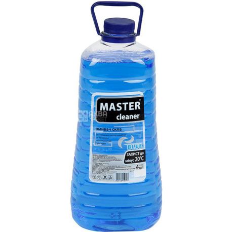 Master Cleaner, 4 л, Омивач скла зимовий, Морська свіжість, -20°C