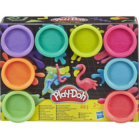 Play-Doh, 8 colors, Dough-plasticine for modeling, for children, 2+