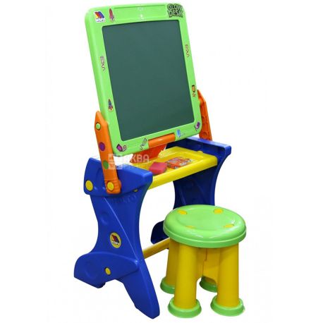 Wader Polesie, Play & Learn, Drawing Set, Whiteboard & High Chair, 3+
